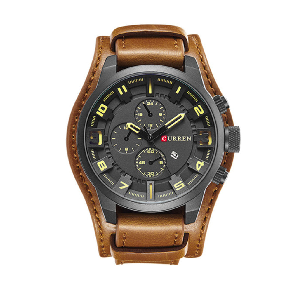 Reloj curren 8225 cuero hombre