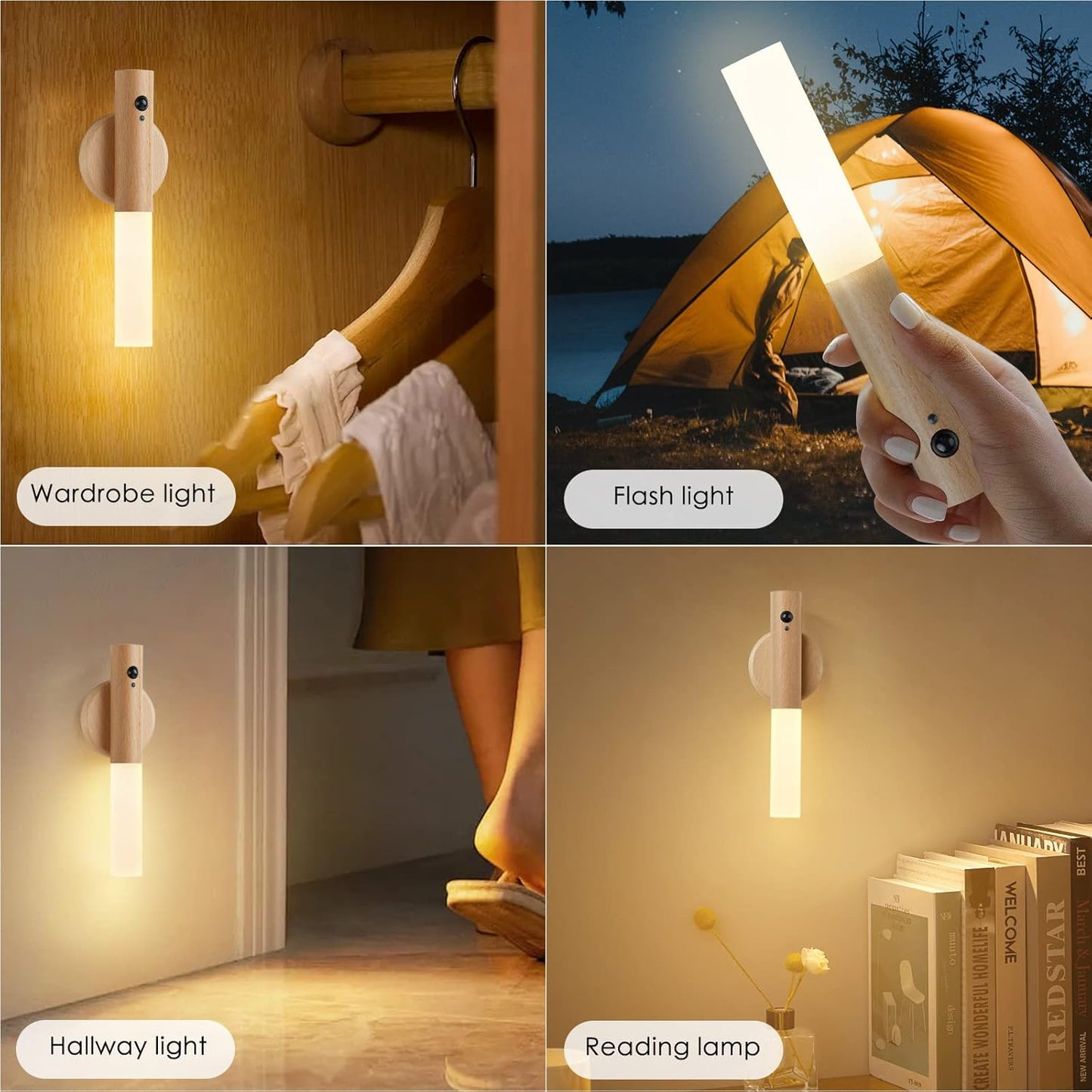 Lámpara Nocturna con Sensor Movimiento