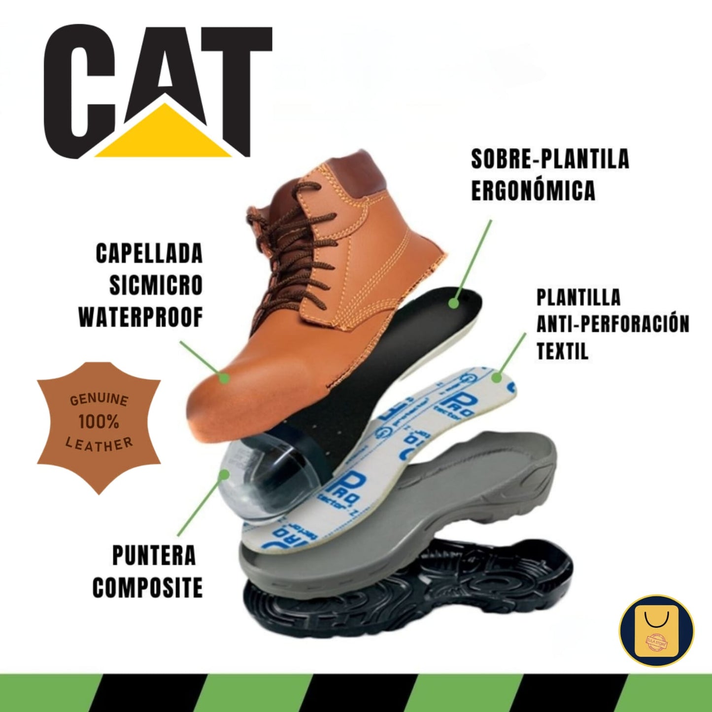 Bota Caterpillar Seguridad