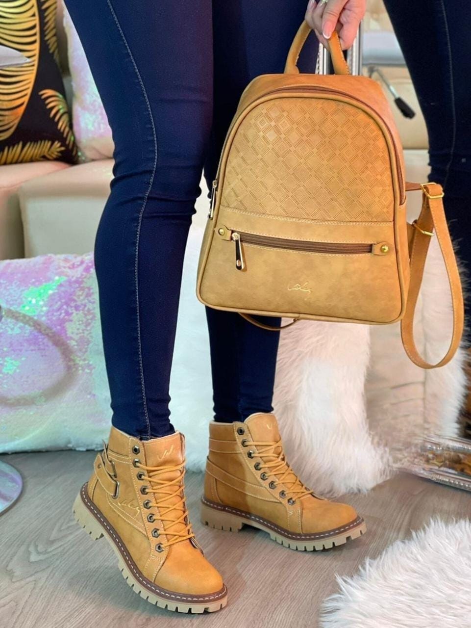 Combo Bolso + Bota Velez