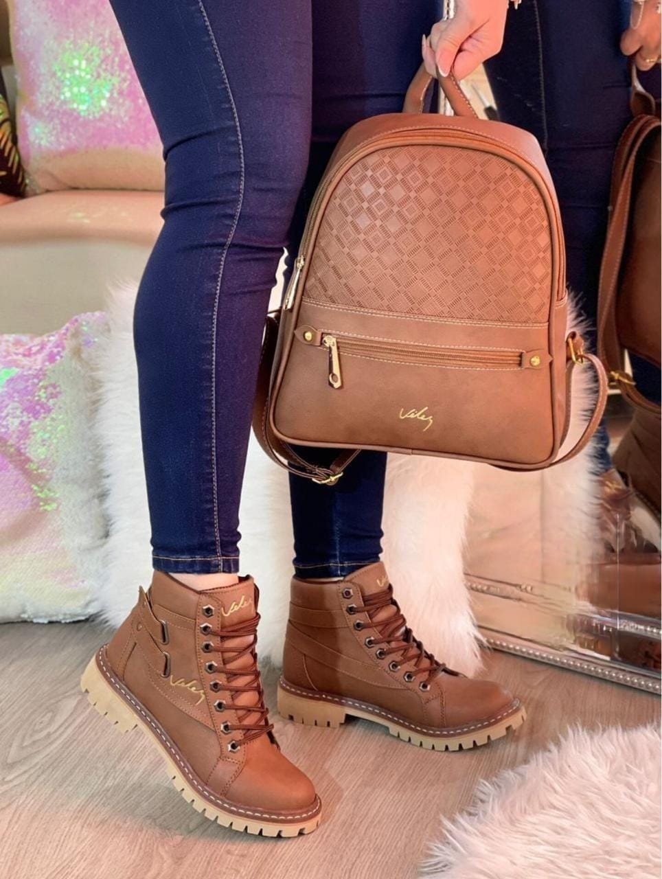 Combo Bolso + Bota Velez