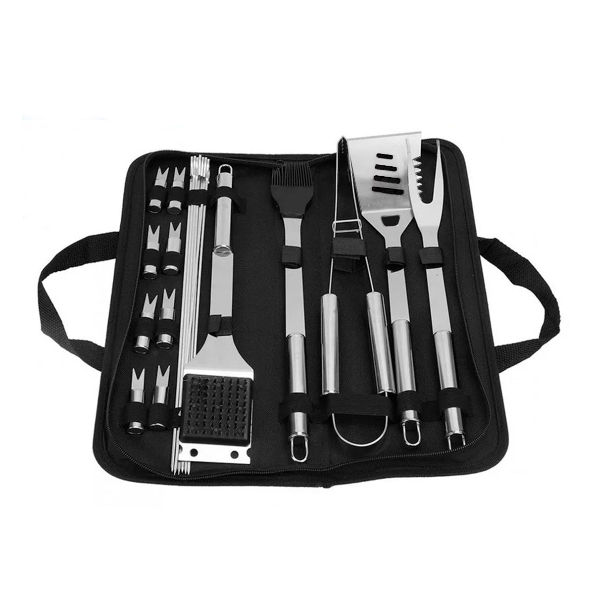 Kit Asado BBQ 20 Piezas Utensilios
