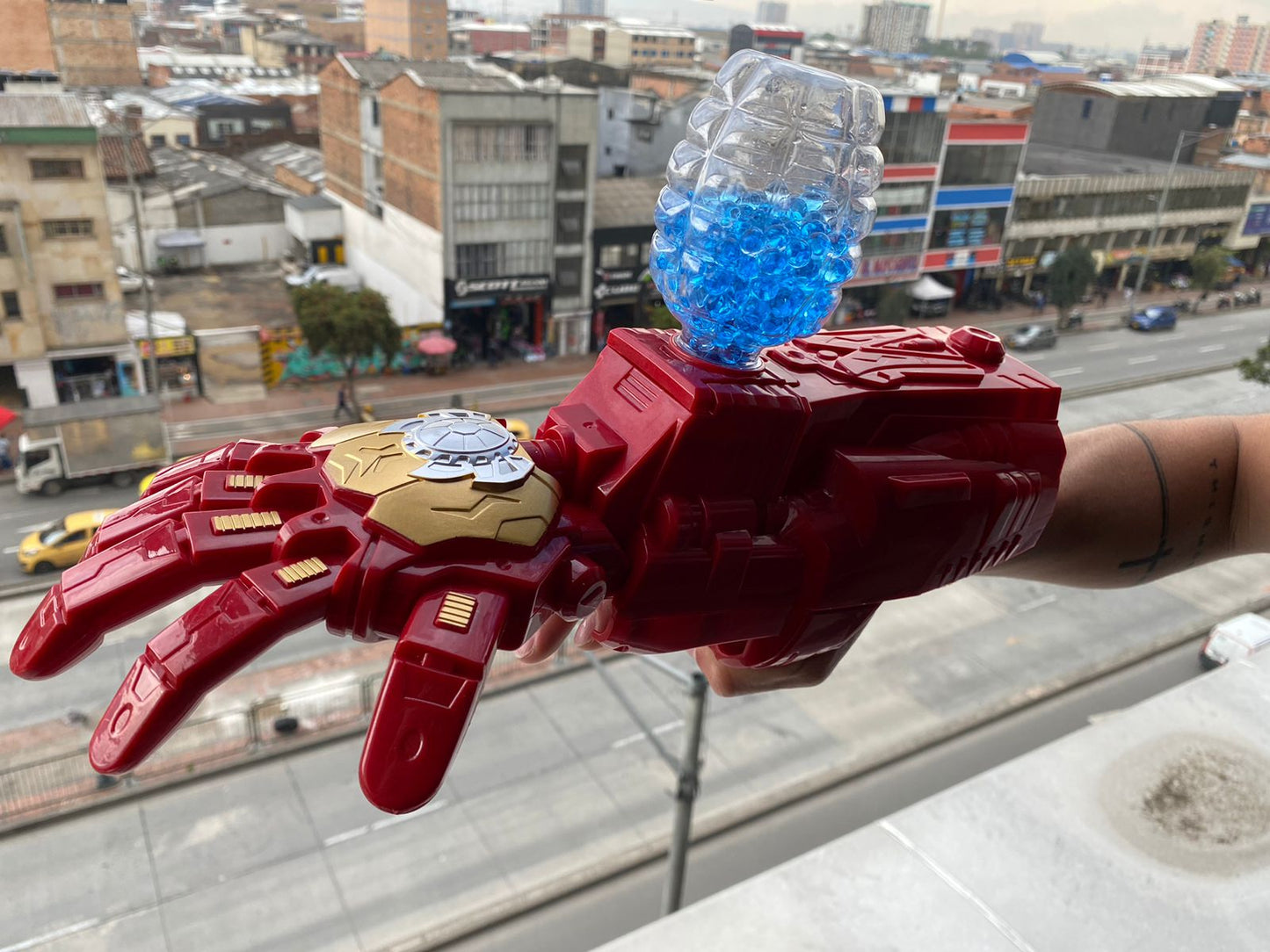 Guante Hidrogel Iron Man